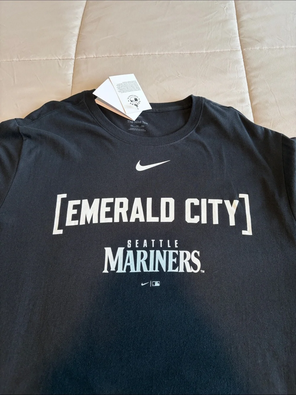Nike Black Long-Sleeve 'Emerald City' Seattle Mariners Tee